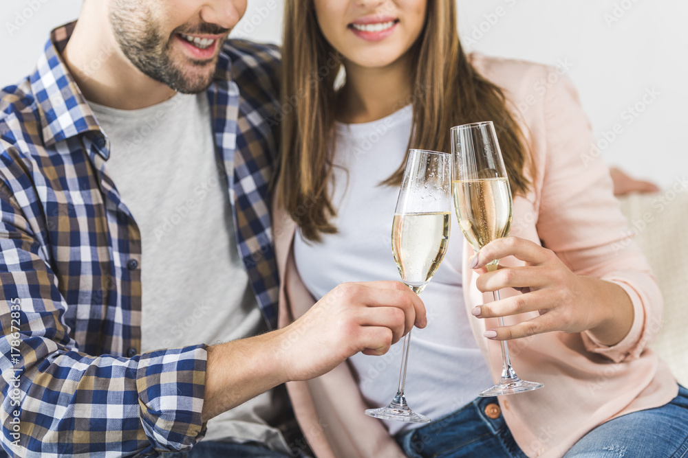 couple drinking champagne couple drinking champagne