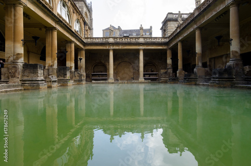 Roman Baths ancient spa, Bath, England