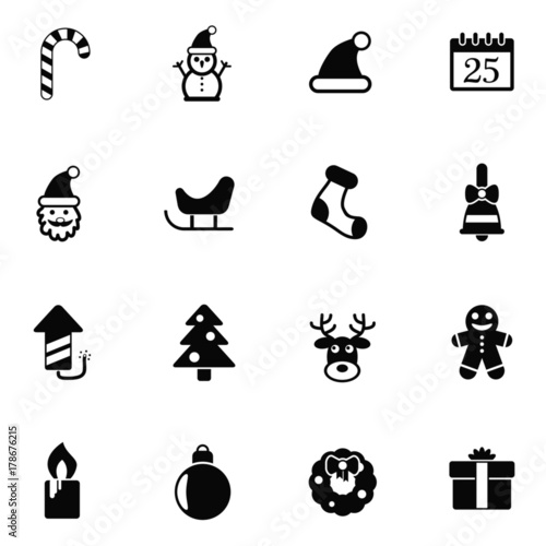 christmass icon set