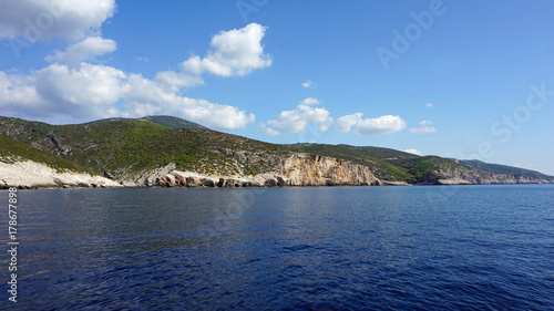wonderful coast of mediterranean sea in croatia