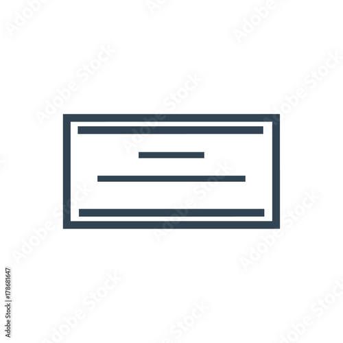 Check icon vector