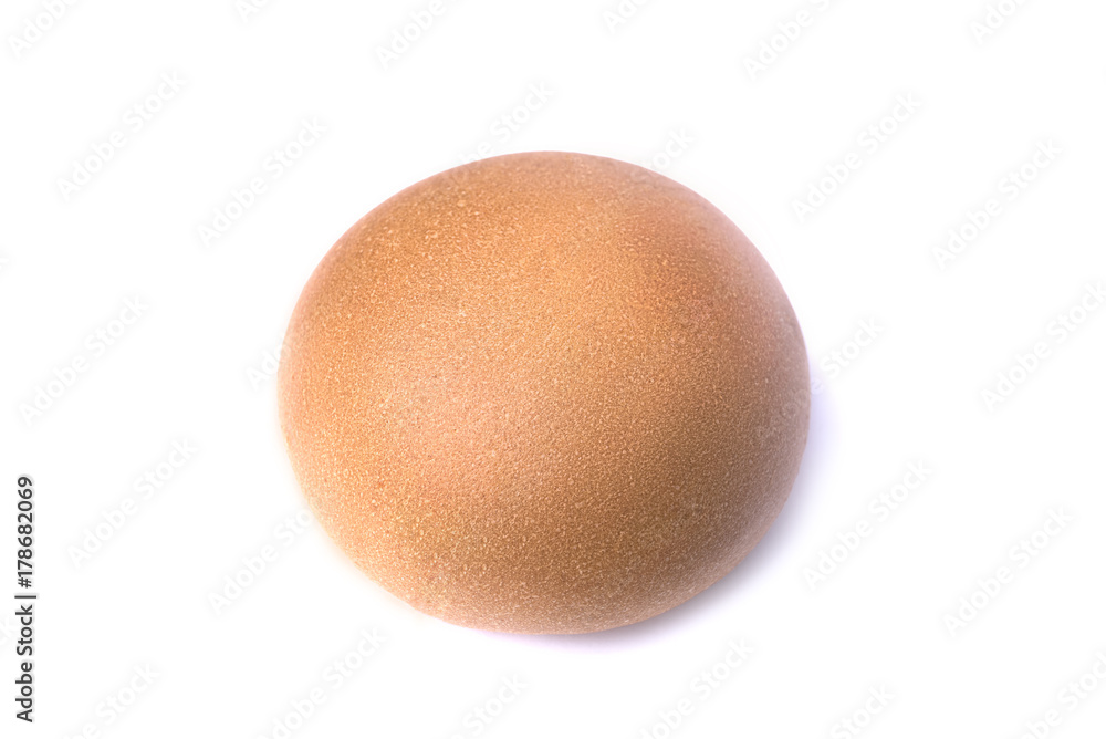 Hamburger bun isolated on white background Hamburger bun isolated on white background