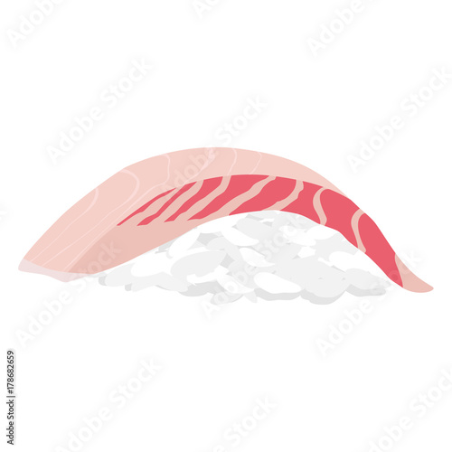 Sushi tai vector