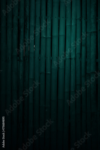 Dark green bamboo background