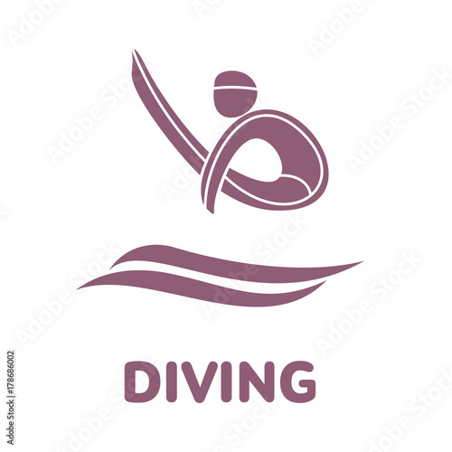 Athlete sport game competition icon
