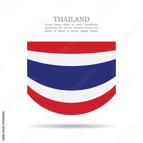 Thailand national flag vector icon Free Download Thailand national flag vector icon - GFXLoad