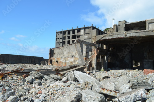 長崎県長崎市 軍艦島 端島 世界遺産 廃墟 Nagasaki city Hashima Island Gunkanjima Battleship Island World heritage ruins