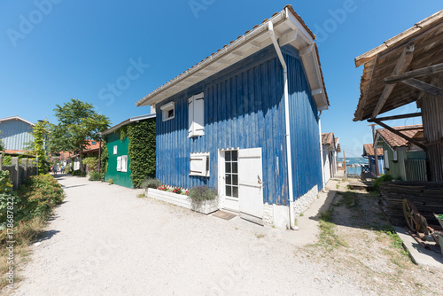 BASSIN D'ARCACHON (France), village ostréicole