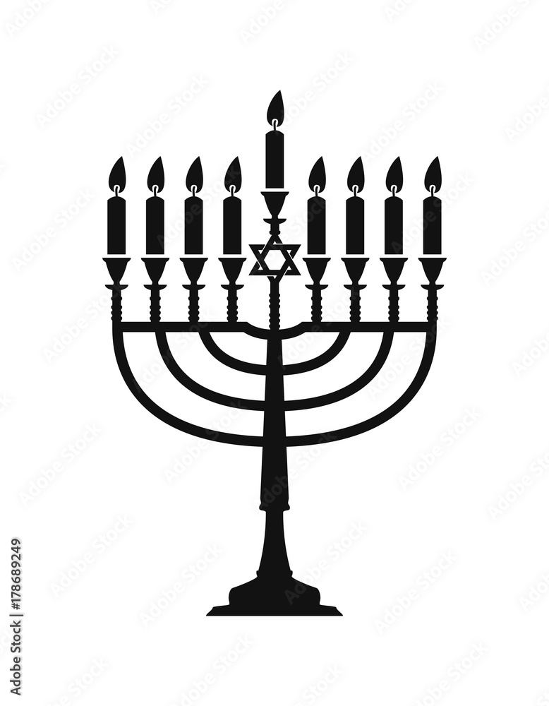 vector hanukkah menorah vector hanukkah menorah