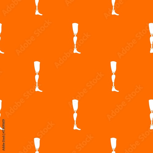 Prosthesis leg pattern seamless
