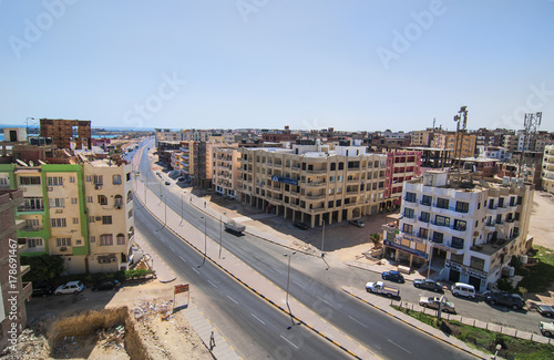 Hurghada. View of the city landscape