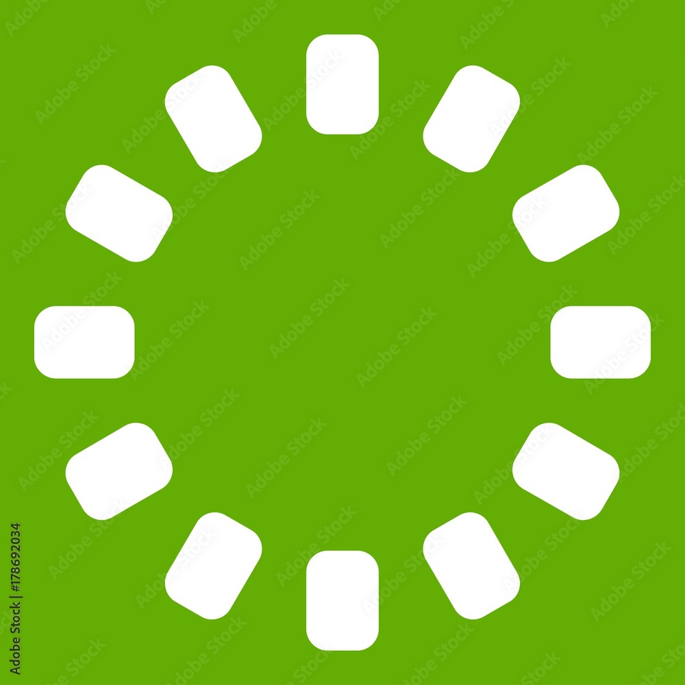 Sign download online icon green