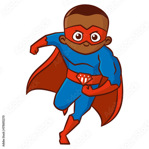Superhero boy Cartoon character © ichbinsam