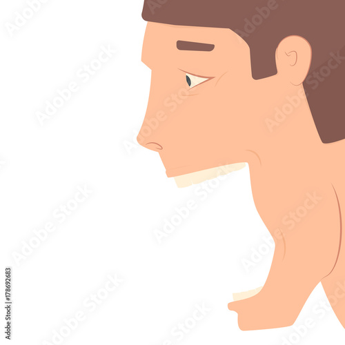 Open mouth profile