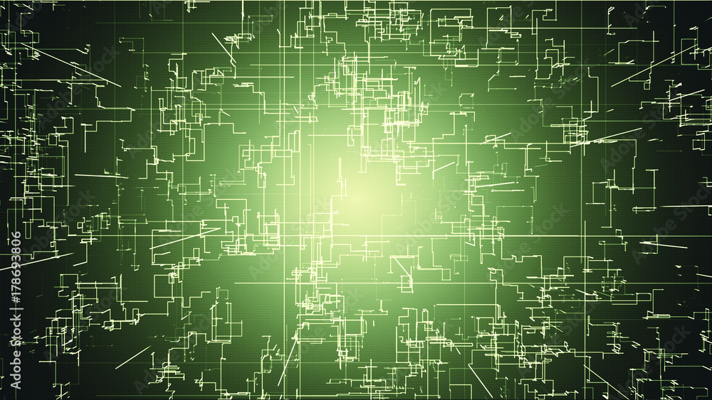 Emerging connections, conductors and neural signals over graduated glowing background. Digital connectivity, artificial intelligence and data storage concept Emerging connections, conductors and neural signals over graduated glowing background. Digital connectivity, artificial intelligence and data storage concept