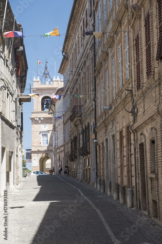 Montefano (Macerata, Marches, Italy), historic town
