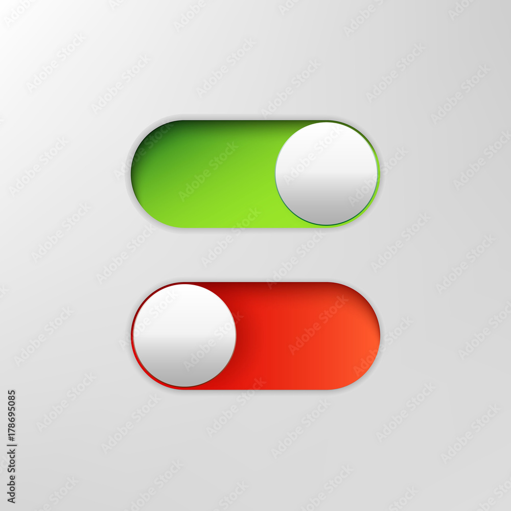 Phone switch icon. On off toggle for design applications. Phone slider bar Phone switch icon. On off toggle for design applications. Phone slider bar