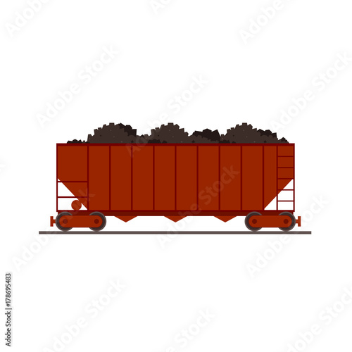 coal train wagon icon