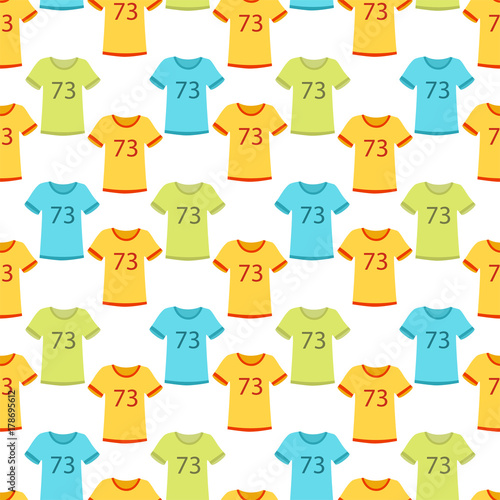 Sportswear running clothes runner gears for sport workout seamless pattern background vector illustration