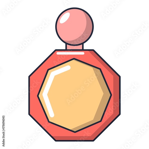 Perfume icon, cartoon style
