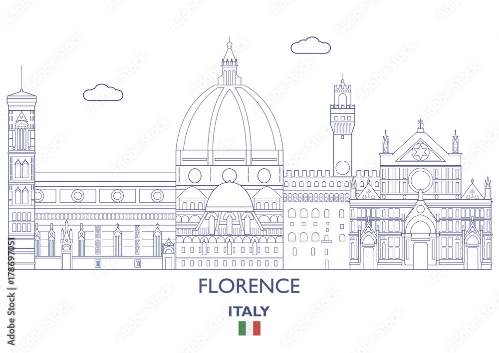 Florence City Skyline, Italy