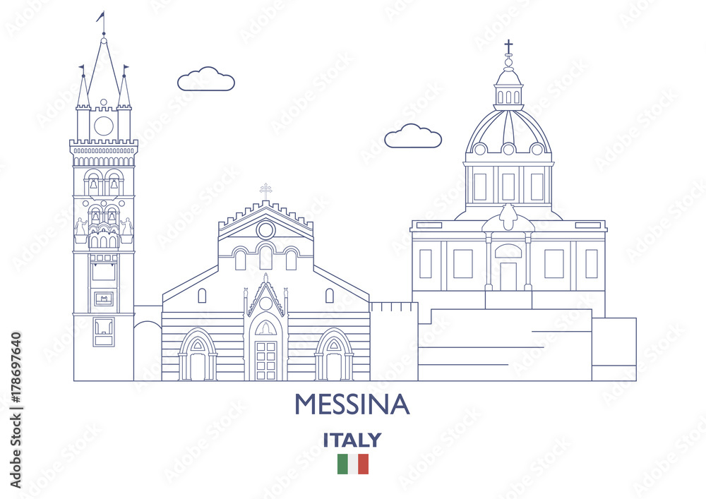 Messina City Skyline, Italy