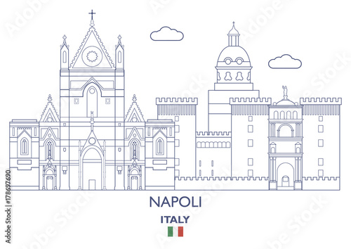 Napoli City Skyline, Italy