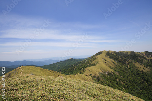 徳島県　次郎笈頂上からの風景 photo