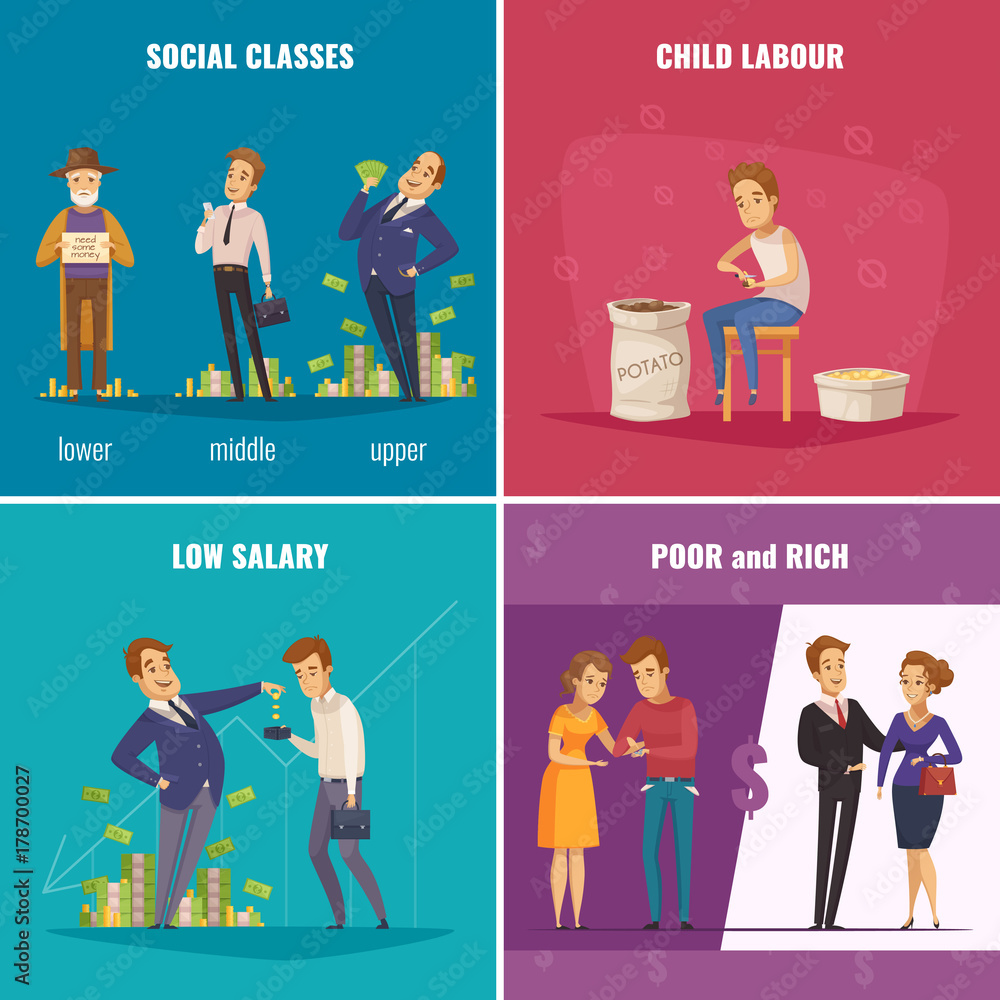 poor-and-rich-2x2-design-concept-vector-de-stock-adobe-stock