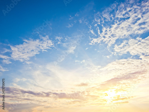 Beautiful sky and clouds