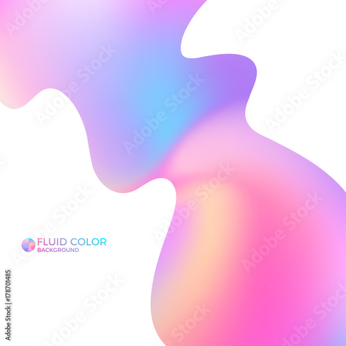Abstract wavy background. Liquid paint   