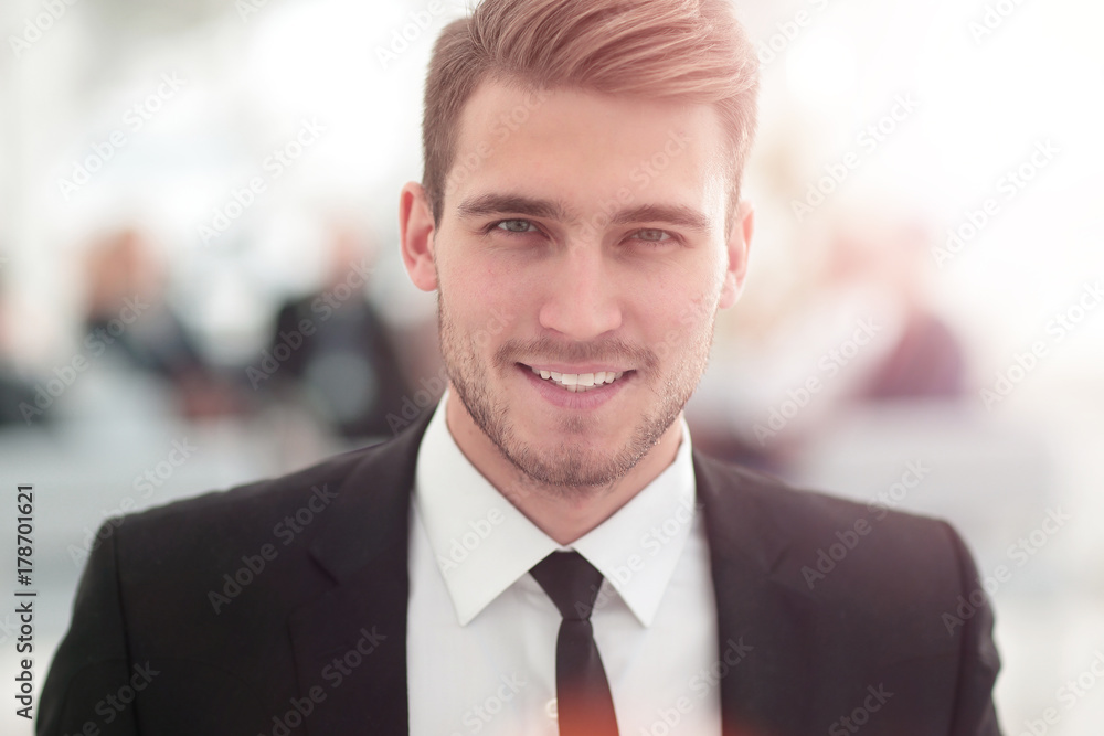 Portrait of happy smiling business man Portrait of happy smiling business man