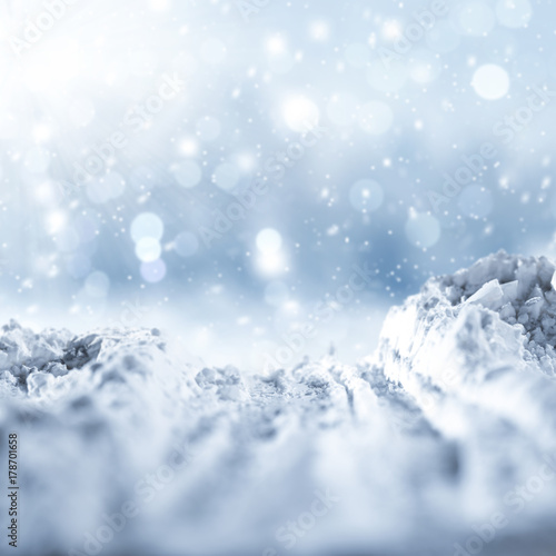 Wallpaper Mural stone background and snow  Torontodigital.ca