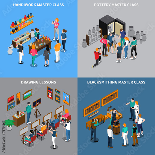 Master Class Isometric Concept