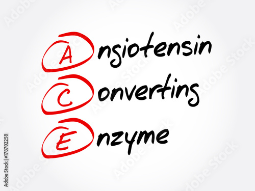 ACE - Angiotensin Converting Enzyme acronym, concept background