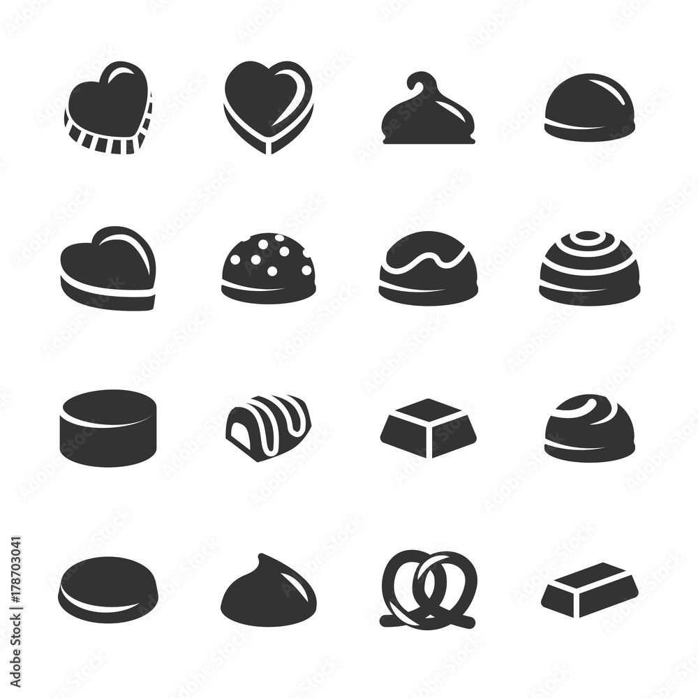 chocolate icon set 2, vector eps10 chocolate icon set 2, vector eps10