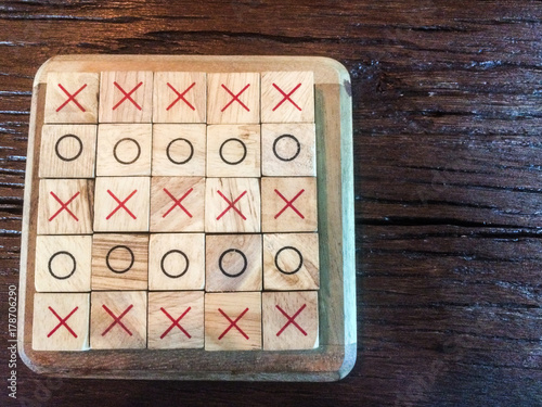 Wooden Tic Tac Toe