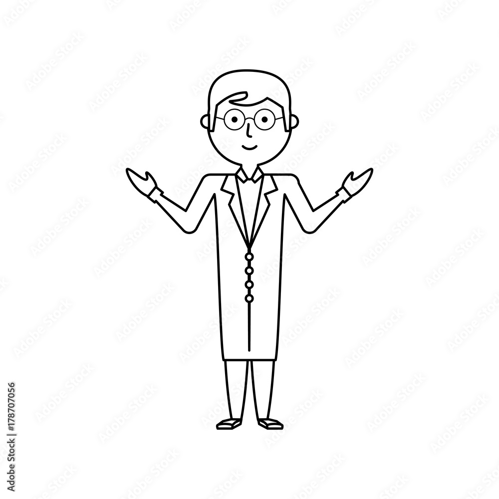 cartoon teacher man icon over white background vector illustration cartoon teacher man icon over white background vector illustration