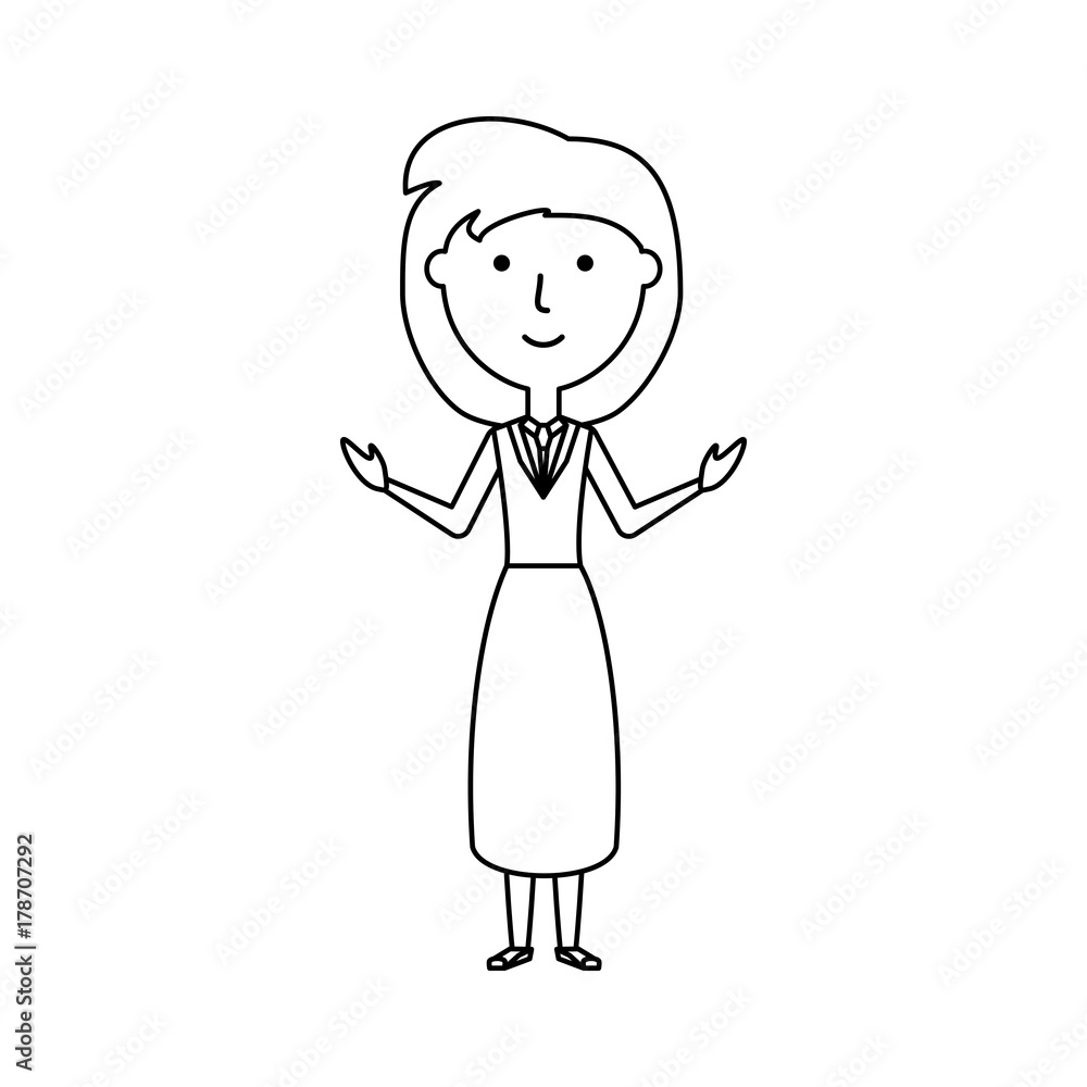 cartoon teacher woman icon over white background vector illustration Stock  Vector | Adobe Stock