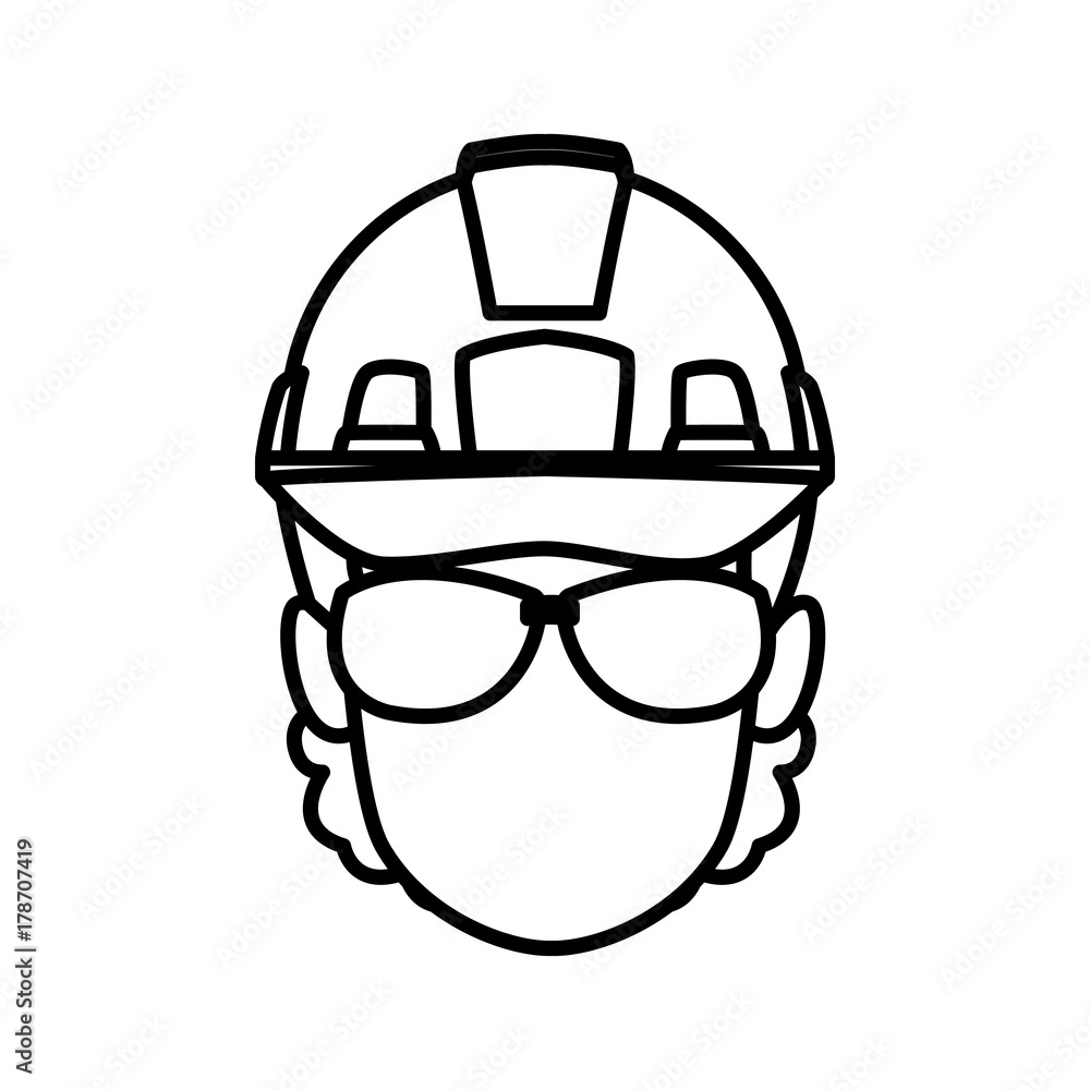 Construction worker cartoon icon vector illustration graphic design Construction worker cartoon icon vector illustration graphic design