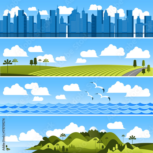 landscape  template set