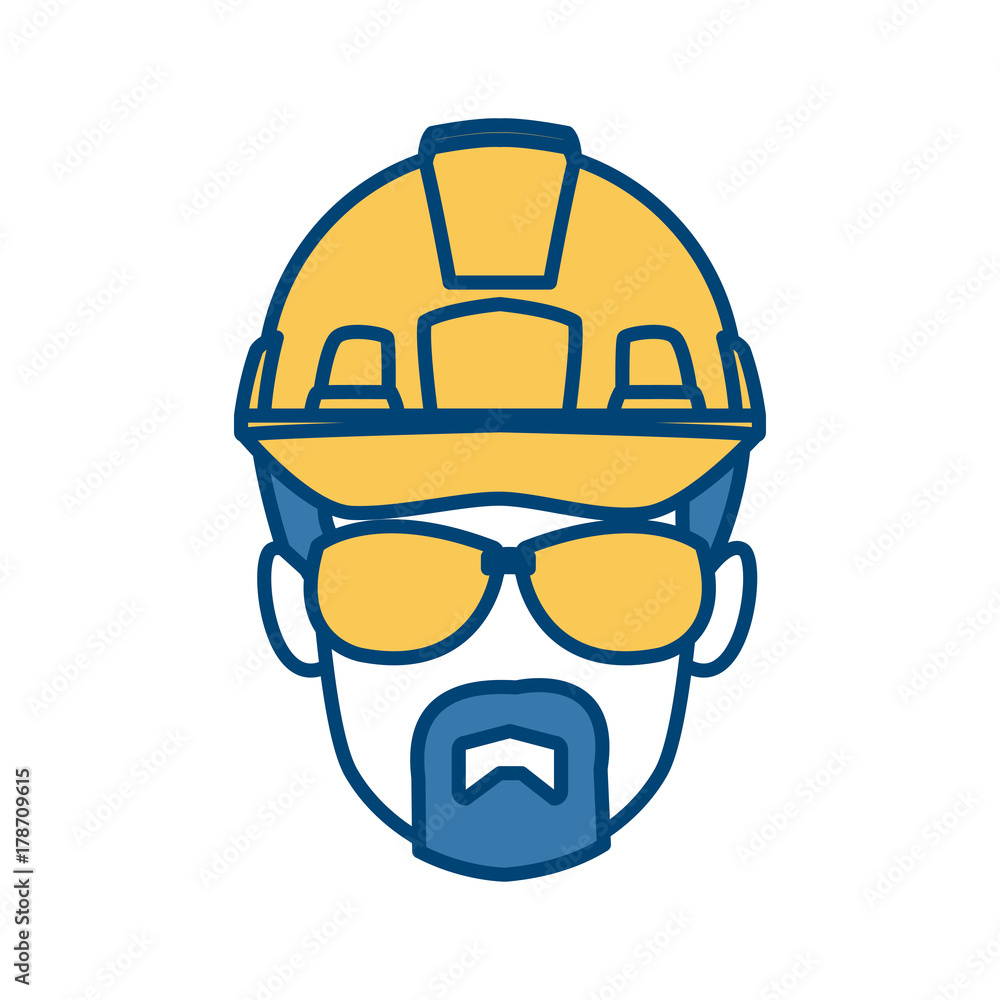 Construction worker cartoon icon vector illustration graphic design Construction worker cartoon icon vector illustration graphic design