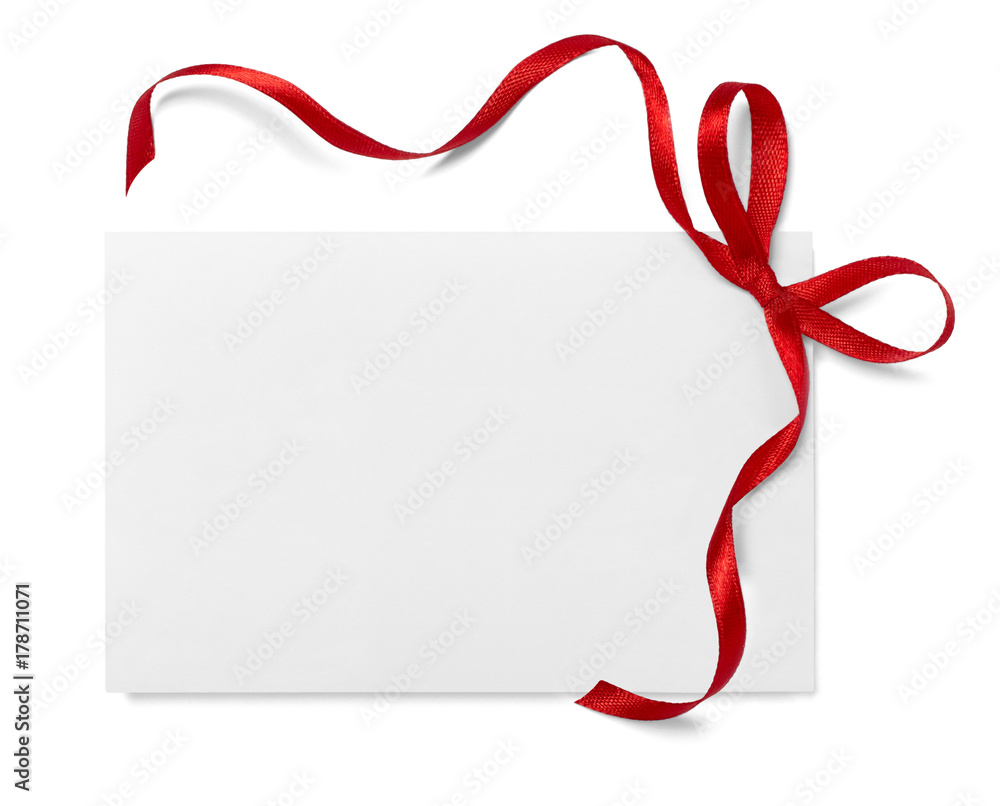 ribbon bow card note chirstmas celebration greeting ribbon bow card note chirstmas celebration greeting