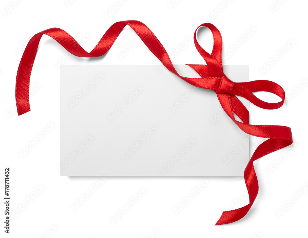 ribbon bow card note chirstmas celebration greeting ribbon bow card note chirstmas celebration greeting