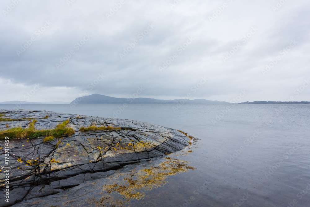 Nordic stony shore