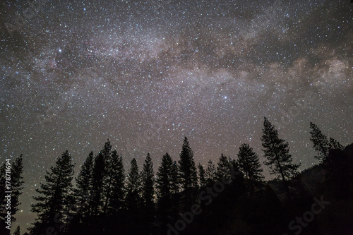 Milkyway Galaxy in Yosemite National Park