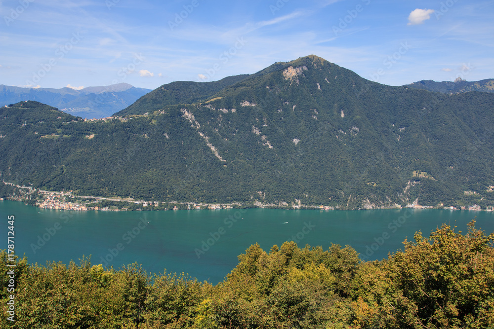 lago di Lugano dalla valle d'Intelvi
