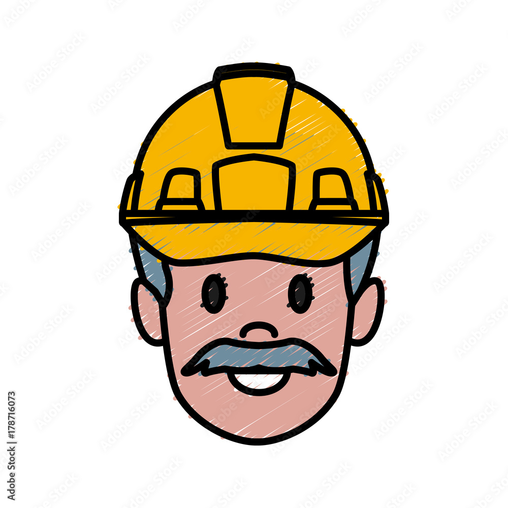 Construction worker cartoon icon vector illustration graphic design Construction worker cartoon icon vector illustration graphic design