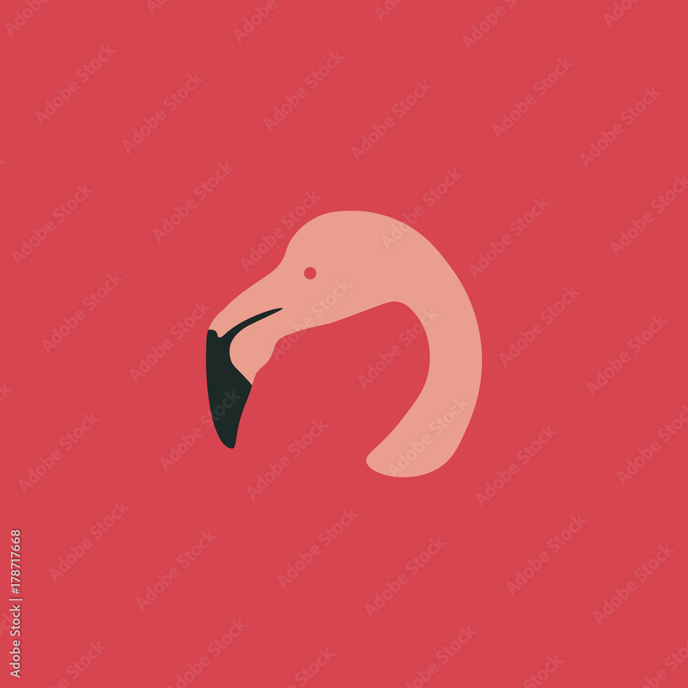 Fototapeta premium Flamingo Logo