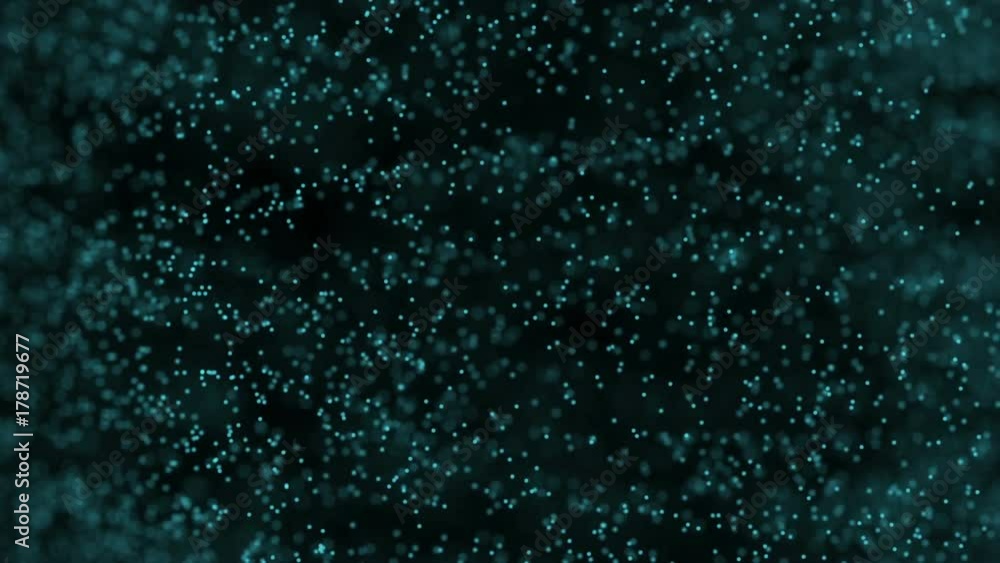 moving a large number of points in a huge space. The cinematographic background. seamless loop. moving a large number of points in a huge space. The cinematographic background. seamless loop.